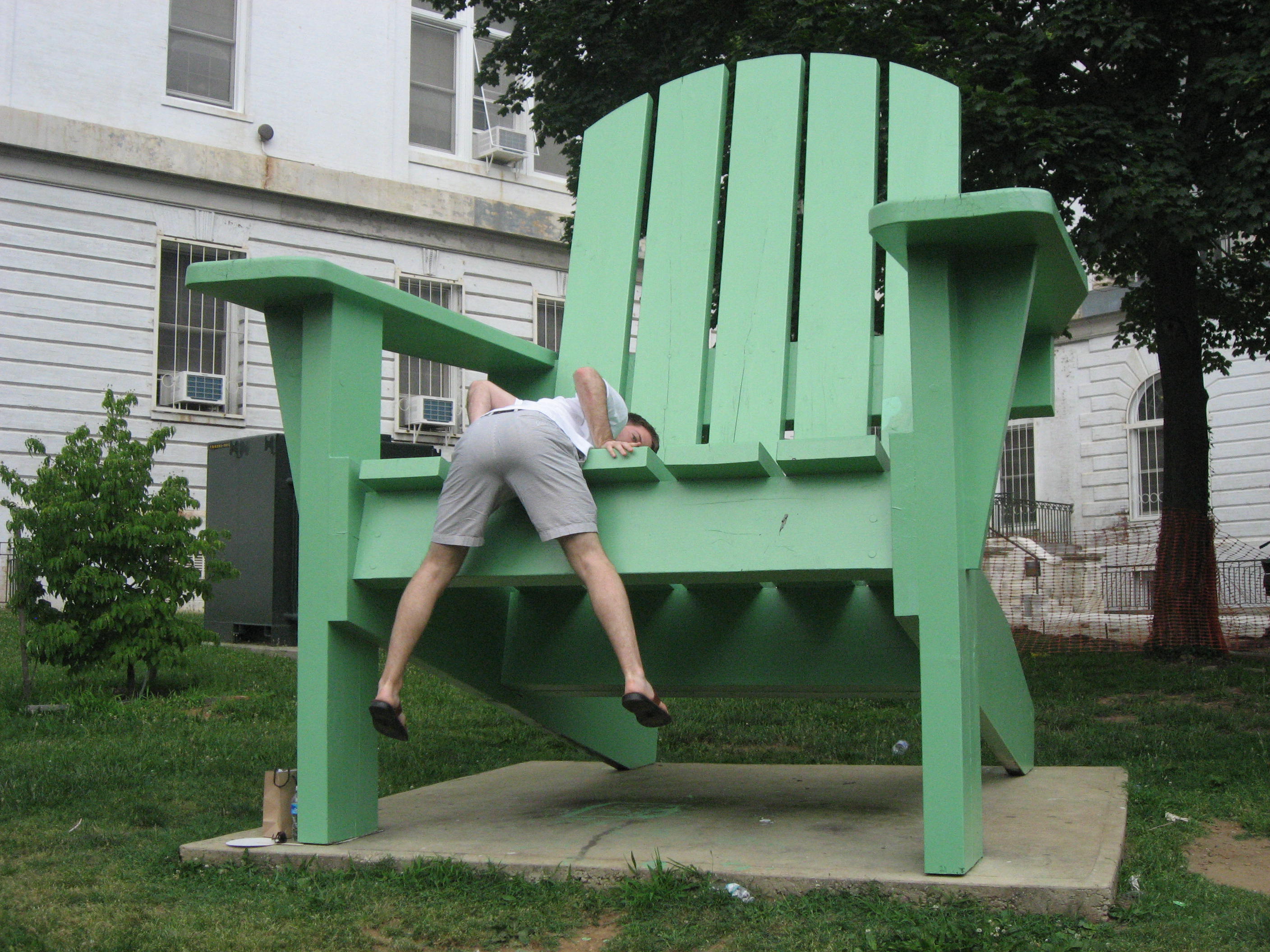 Giant Adirondack Chair City Sifting